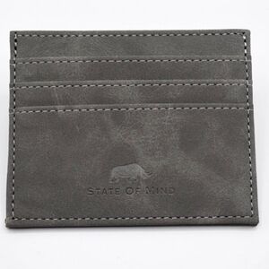 State of Mind Vegan Leather Wallet - Grey
